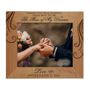 L'homme de mes rêves Cadre photo Mariage 8x10