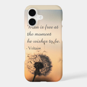 L'homme est libre citation de Voltaire Pissenlit