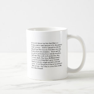 L'homme est une tasse de créature de sentiment