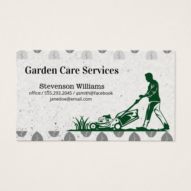 L'Homme Mowing Lawn | Paysage (Devant)