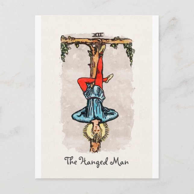 L'homme pendu Carte de Tarot Arcana Major Go Uncom (Devant)