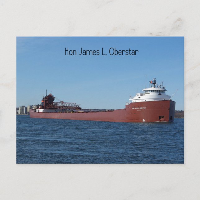 L'honorable James L. Oberstar Carte postale (Devant)