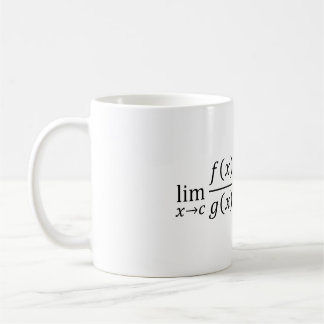 L'Hopital's Rule - Math And Calculus Basics T-Shir Coffee Mug