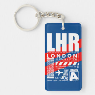 LHR London Airport Keychain