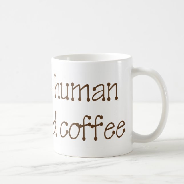 L'humain instantané ajoutent juste la tasse de (Droite)