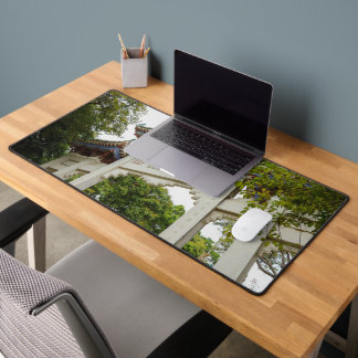 Li Garden Series: Gateway of Serenity Desk Mat
