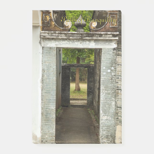 Li Garden Series: Paths of Tranquillity Notepad (Front)