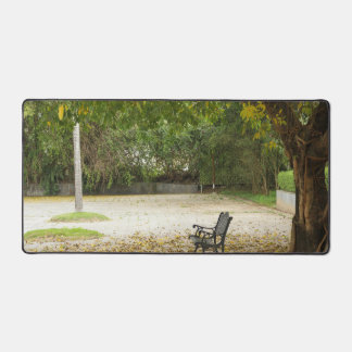 Li Garden Series: Waiting in Stillness Desk Mat