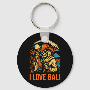 Li Indonesia I Love Li Vintage Womans Surfs Up 1 Keychain