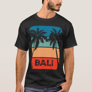 Li Indonesia Vintage Surfing Sunset Souvenir T-Shirt