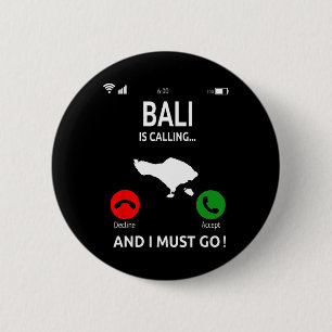 Li Is Calling Indonesia Vacation Travel Li  2 Inch Round Button