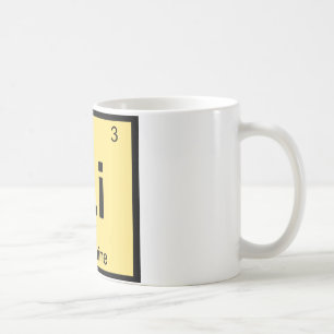Li - Linguine Pasta Chemistry Periodic Table Coffee Mug
