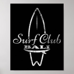 Li, Surf Club Retro Surfboard Poster
