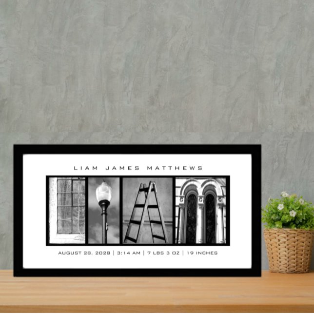 "Liam" Custom Text unframed Photo Print (Creator Uploaded)