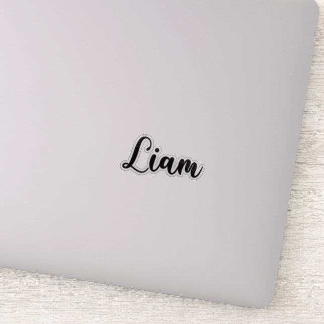 Liam Name - Handwritten Calligraphy (Detail)
