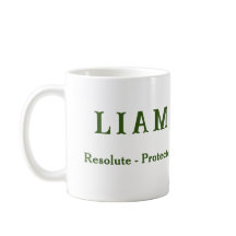 {Liam} Name Meaning Shield Mug