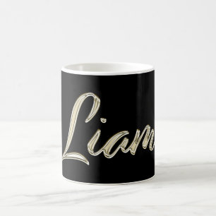 Liam Name whitegold Tasse Teetasse Coffee Mug