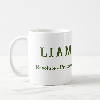 {Liam} Nom Signifiant Bouclier Mug