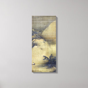 Liang Kai Snowy Scenery Canvas Print