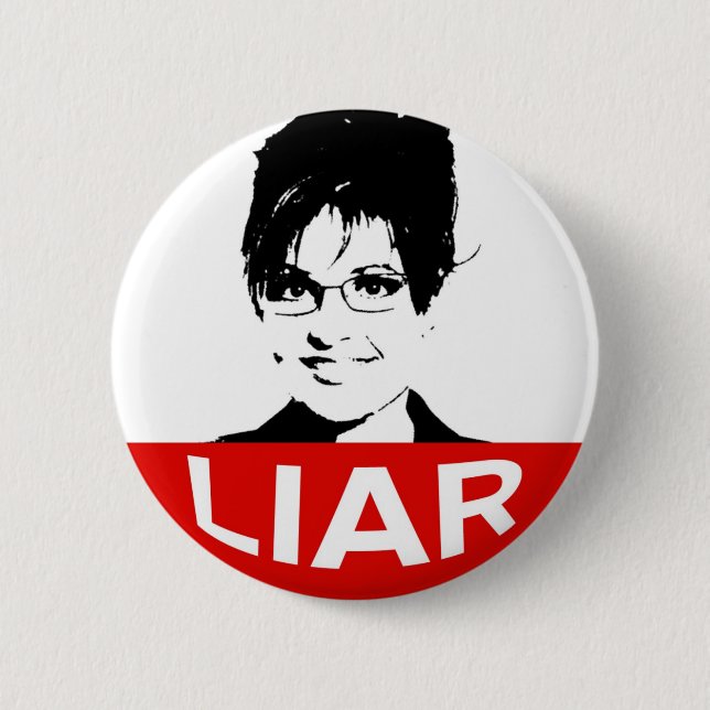 Liar 2 Inch Round Button (Front)