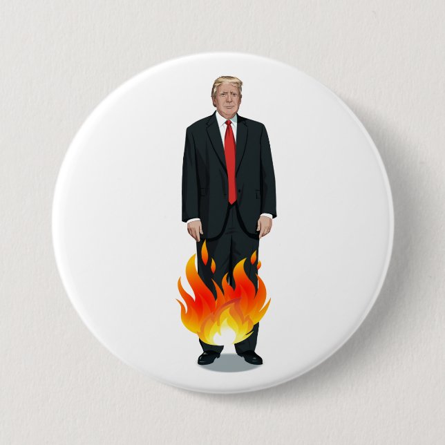 Liar! Liar! 3 Inch Round Button (Front)