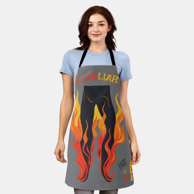 Liar, Liar, Pant's on Fire Apron (Worn)