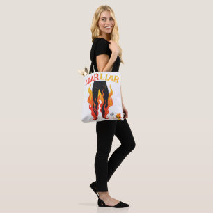 Liar, Liar, Pant's on Fire Tote Bag