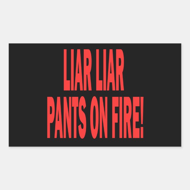 Liar Liar Sticker (Front)
