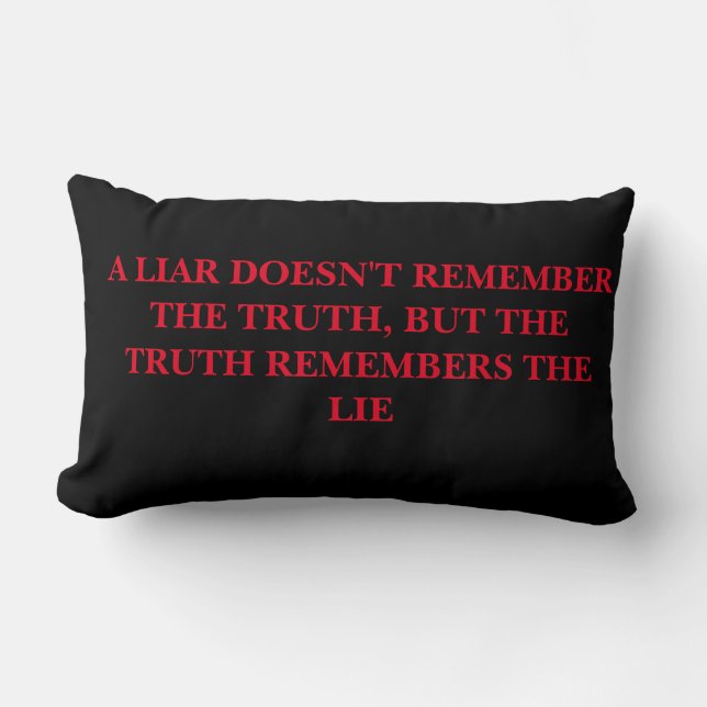 LIAR LUMBAR PILLOW (Front)