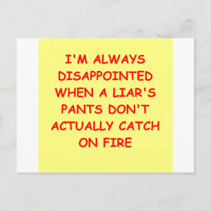 LIARS.png Postcard