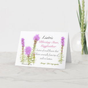 Liatris Blank Card