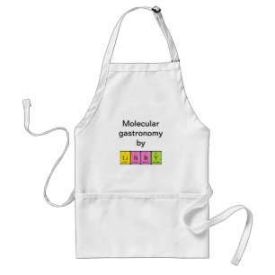 Libby periodic table name apron
