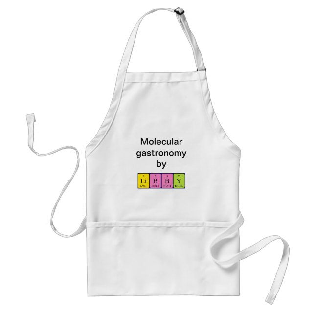 Libby periodic table name apron (Front)