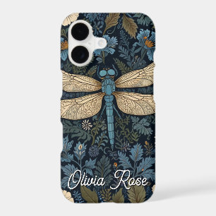 Libellule bleue vintage