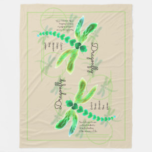 libellule   Couverture de grande polaire kaki