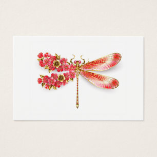 libellule de fleurs avec sakura de bijoux