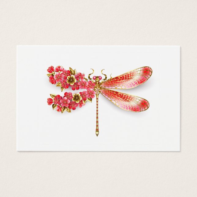 libellule de fleurs avec sakura de bijoux (Devant)