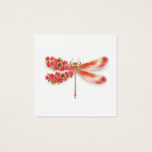 libellule de fleurs avec sakura de bijoux