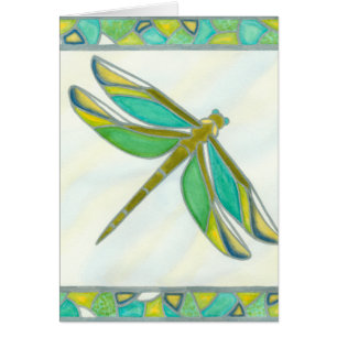 Libellule en pastel lumineuse par fuite de Vanna