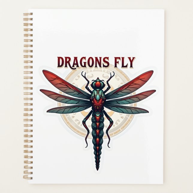 Libellule Steampunk Usinée Cool - Dragons Volent - (Devant)