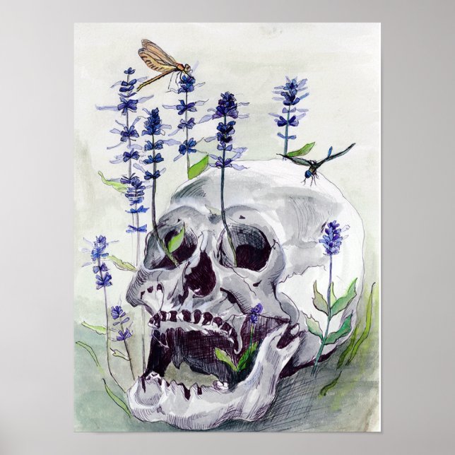 libellules, impression (Devant)