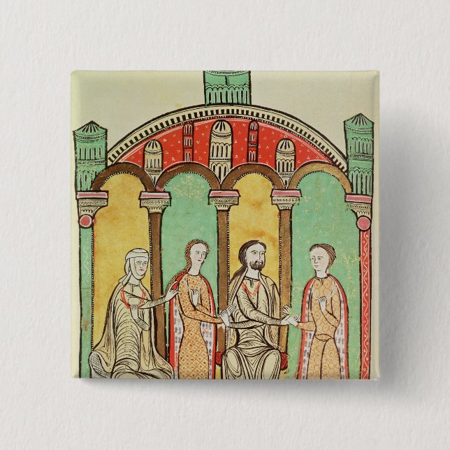 Liber Feudorum 2 Inch Square Button (Front)