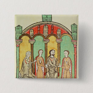 Liber Feudorum 2 Inch Square Button