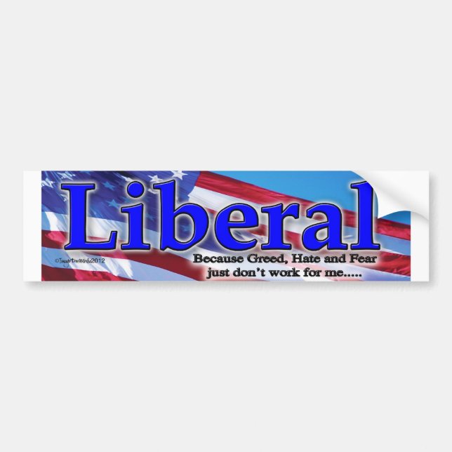 LIberal Bumper Sticker (Front)