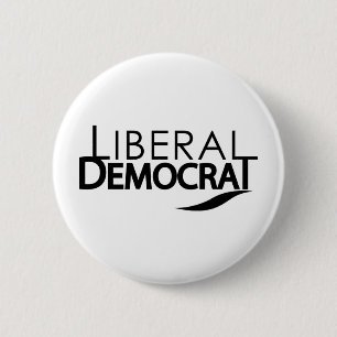 Liberal Democrat 2 Inch Round Button