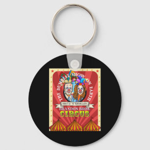 Liberal Democrat Circus Dumbest Harris Squad Fun T Keychain