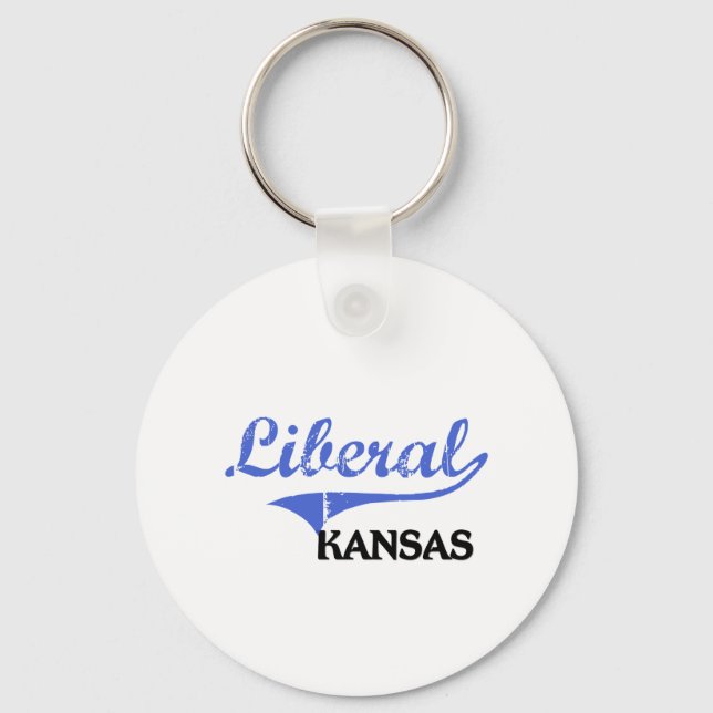 Liberal Kansas City Classic Keychain (Front)