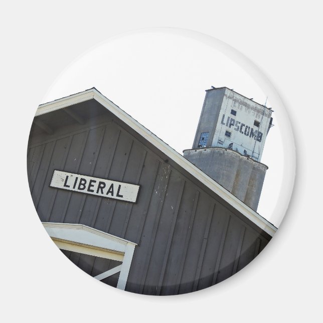 Liberal, Missouri/Lipscomb Elevator Magnet (Front)