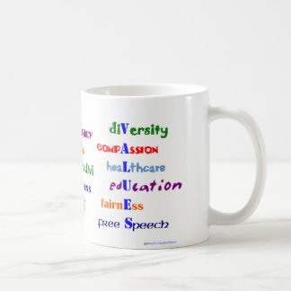 Liberal Moral Values Coffee Mug