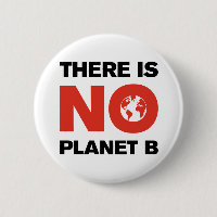 Liberal "No Planet B" Red & Black Climate Strike